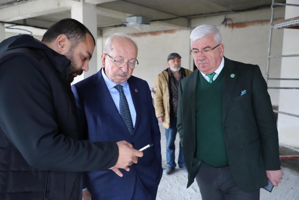 Yaşlı bakım merkezinin yapımı hızla devam ediyor