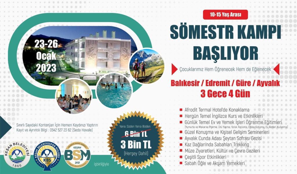 Sömestr kampı başlıyor