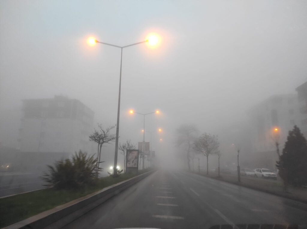 Tekirdağ’da yoğun sis