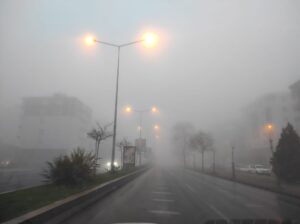 Tekirdağ’da yoğun sis
