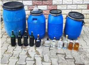 240 litre kaçak içki ele geçirildi