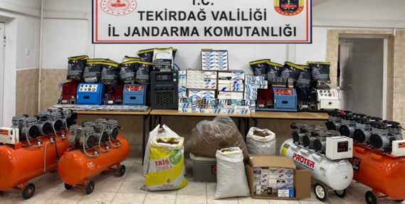 122 kg tütün ele geçirildi