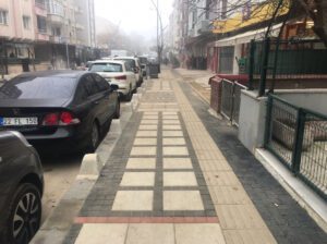 Kaldırımlar engellilerin kullanımına uygun hale gelecek