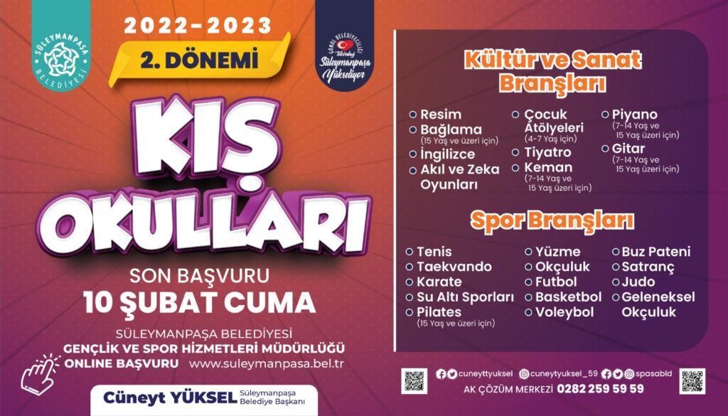 İkinci dönem kayıtları başladı