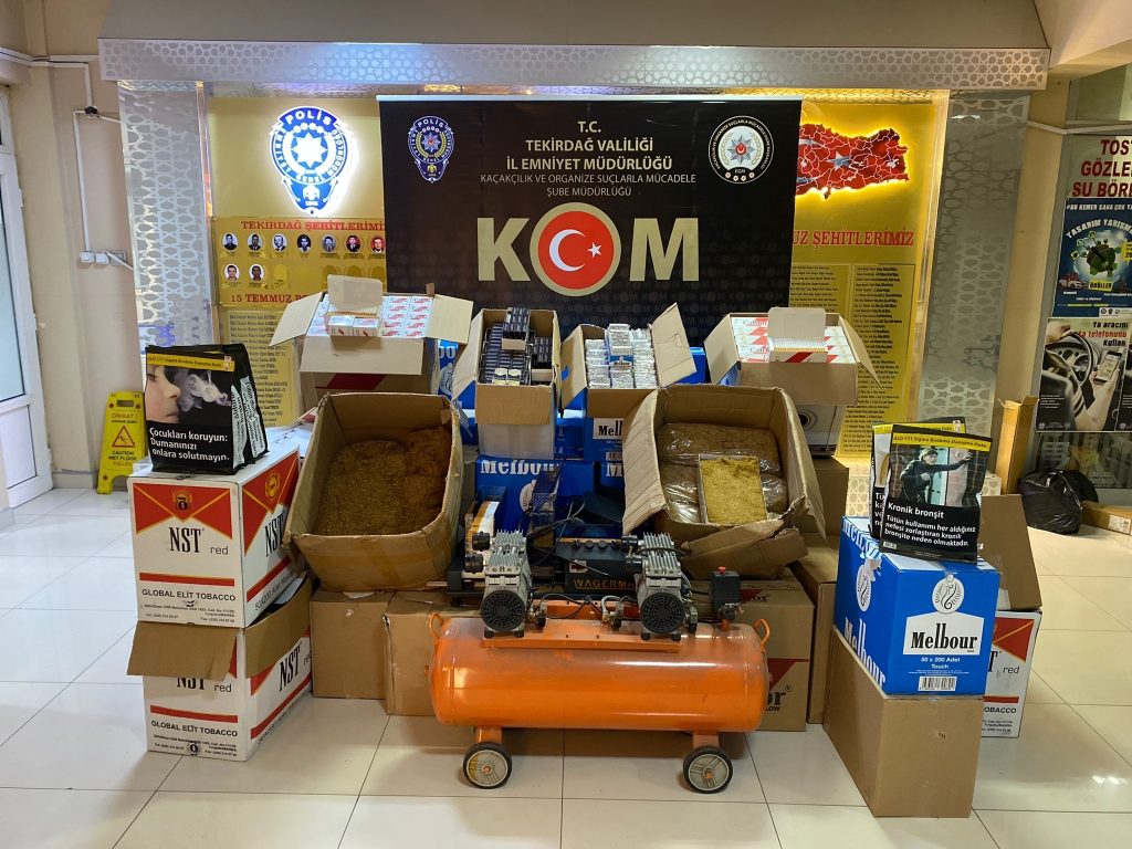 Tütün kaçakçılığına darbe