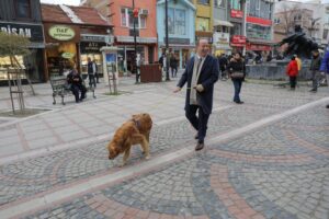 Belediye başkanı köpek sahiplendi
