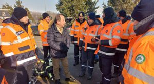 Gürkan, depremin vurduğu Elbistan’da