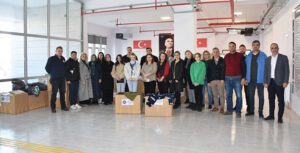 Öğrencilerinin ürettiği ürünler deprem bölgesine gönderildi