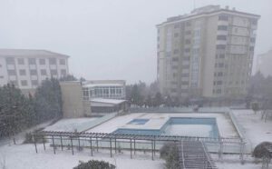 Tekirdağ’a yılın ilk karı düştü
