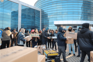 Yardım seferberliği aralıksız devam ediyor