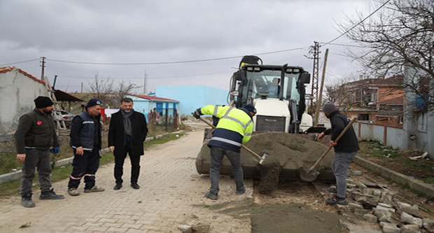 Başkan Çetin çalışmaları inceledi
