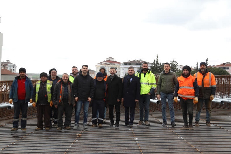 Kavşak çalışması tamamlanıyor