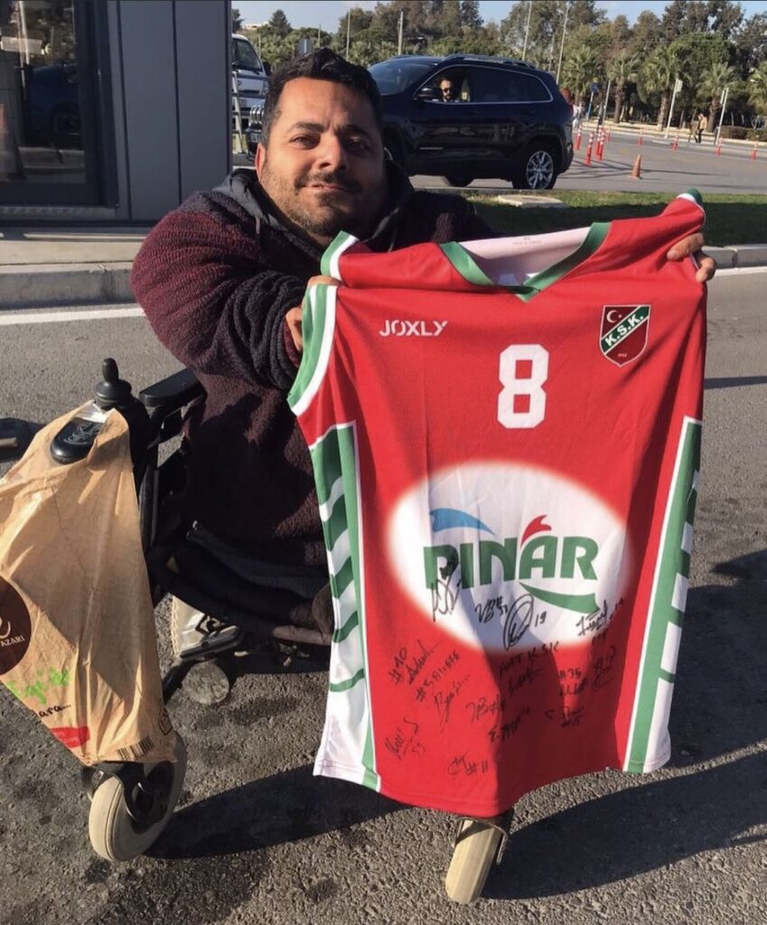 Engelli taraftardan örnek hareket