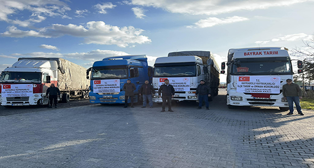 80 ton yem gönderildi
