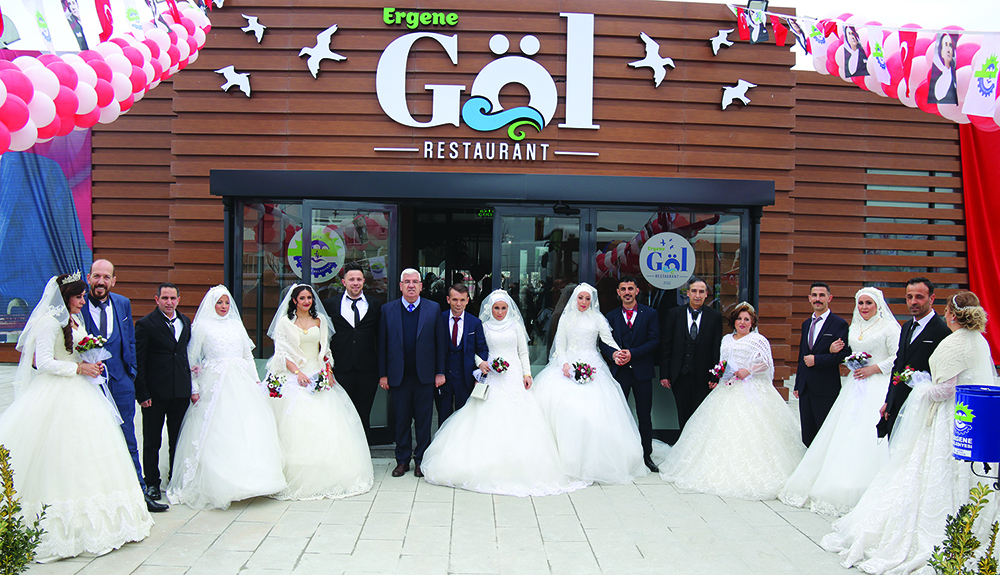 Toplu nikah töreni kayıtları devam ediyor
