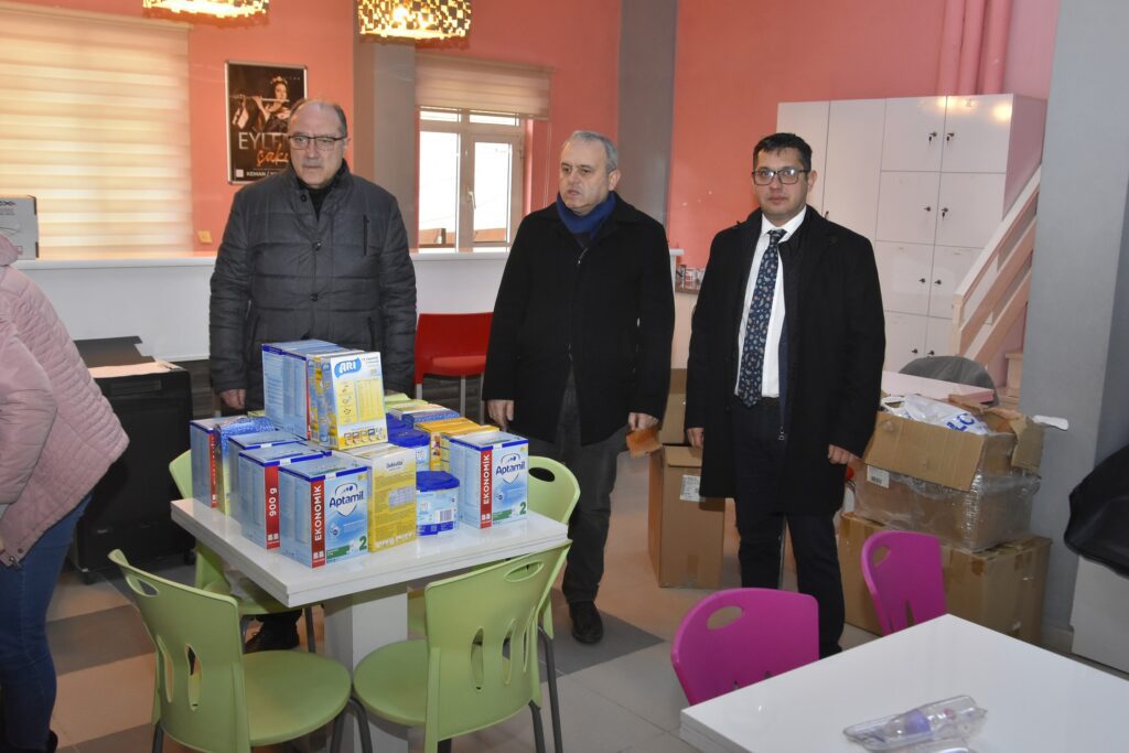 Malkara deprem bölgesi için seferber oldu