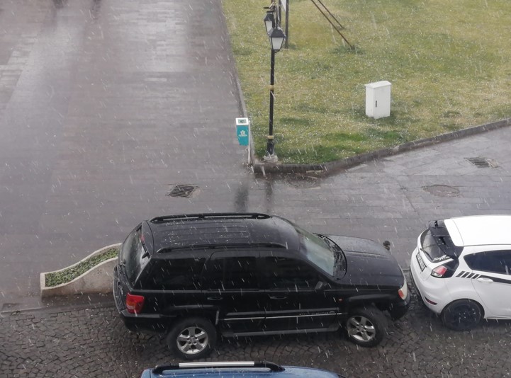 Tekirdağ’da dolu yağışı