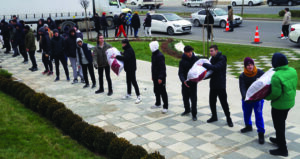 40 tır yardım bölgeye ulaştı
