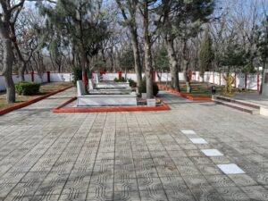 Şehitlikte bakım ve onarım çalışması yapıldı
