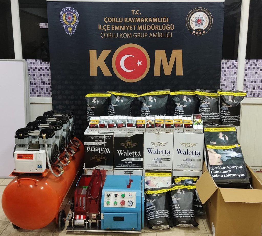 36 bin kaçak sigara ele geçirildi
