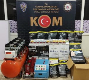 36 bin kaçak sigara ele geçirildi
