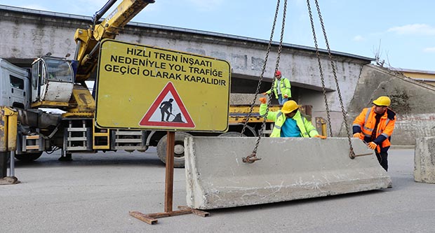 Geçici olarak trafiğe kapatıldı