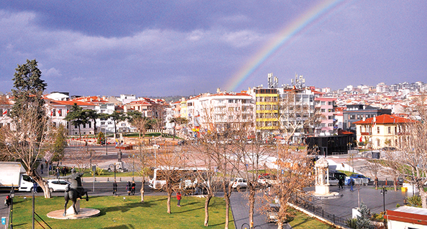Tekirdağ’da gökkuşağı şöleni