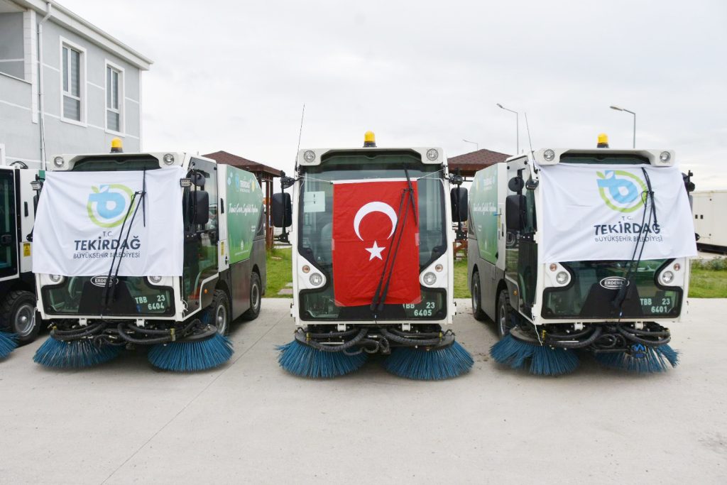 11 yeni temizlik aracı alındı