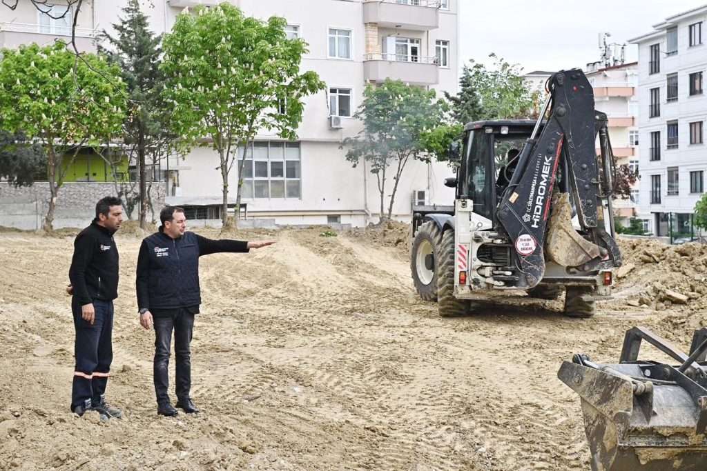 Süleymanpaşa Belediyesi yeni park alanı inşa ediyor