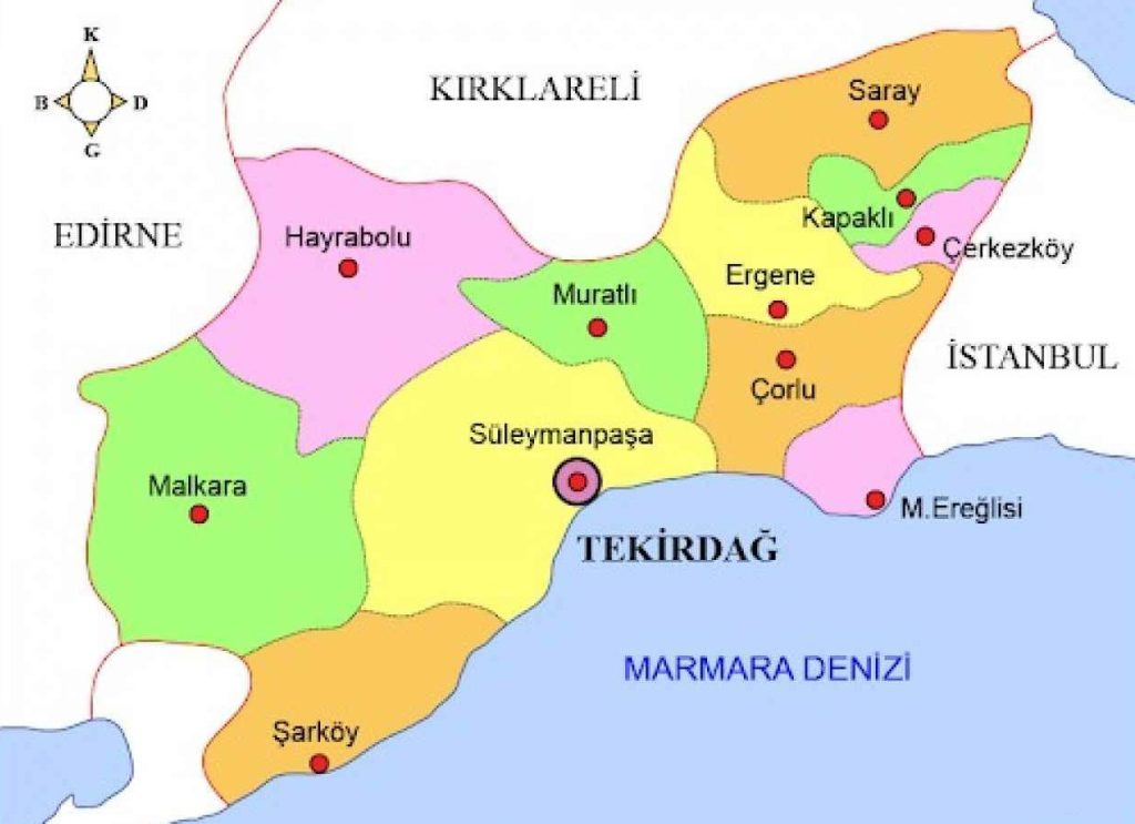 Tekirdağ’ın ilçe ilçe seçmen sayısı