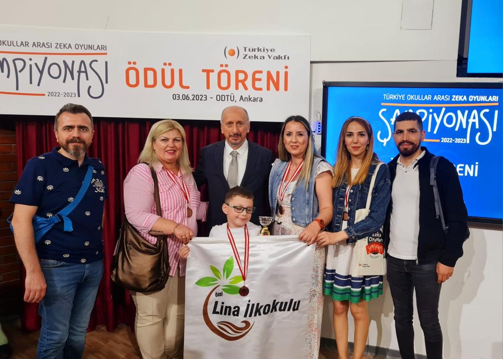 Özel Lina’dan Türkiye 3’üncülüğü