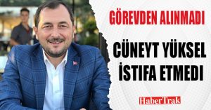 Cüneyt Yüksel İstifa Etmedi