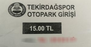 Tekirdağ’da otopark vurgunu
