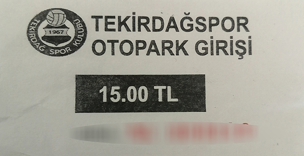 Tekirdağ’da otopark vurgunu
