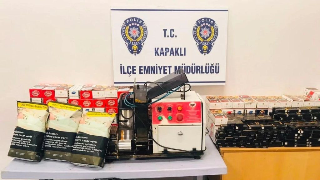 375 paket kaçak sigara ele geçirildi
