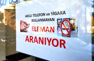 ESNAFIN BU İLANI DİKKAT ÇEKTİ