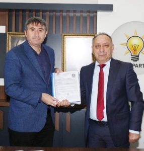 Muharrem Akyüz başvurusunu yaptı