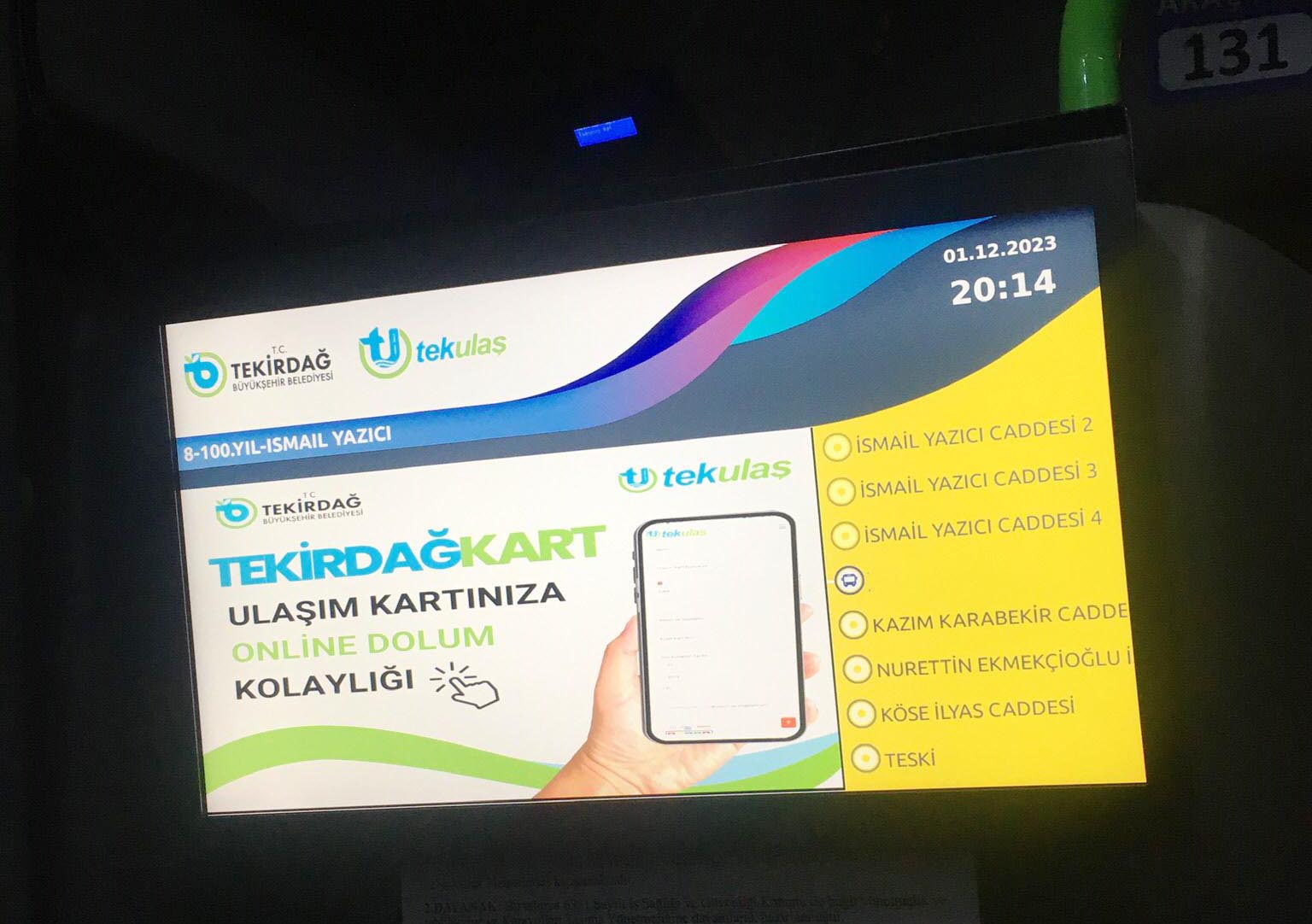 Otobüslerde yenilik