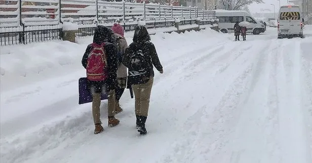 Okullara kar tatili