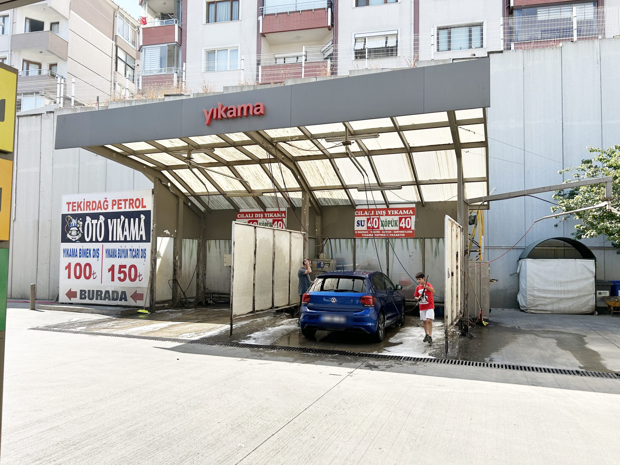 Yıkamaya zam geldi