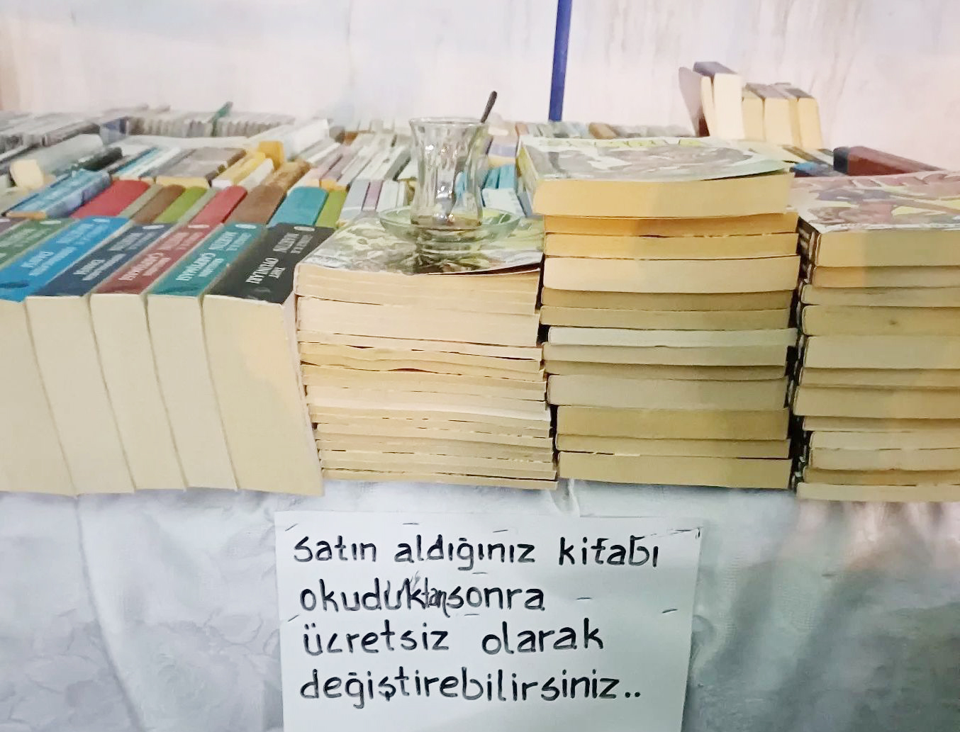 Kitapçıdan örnek kampanya