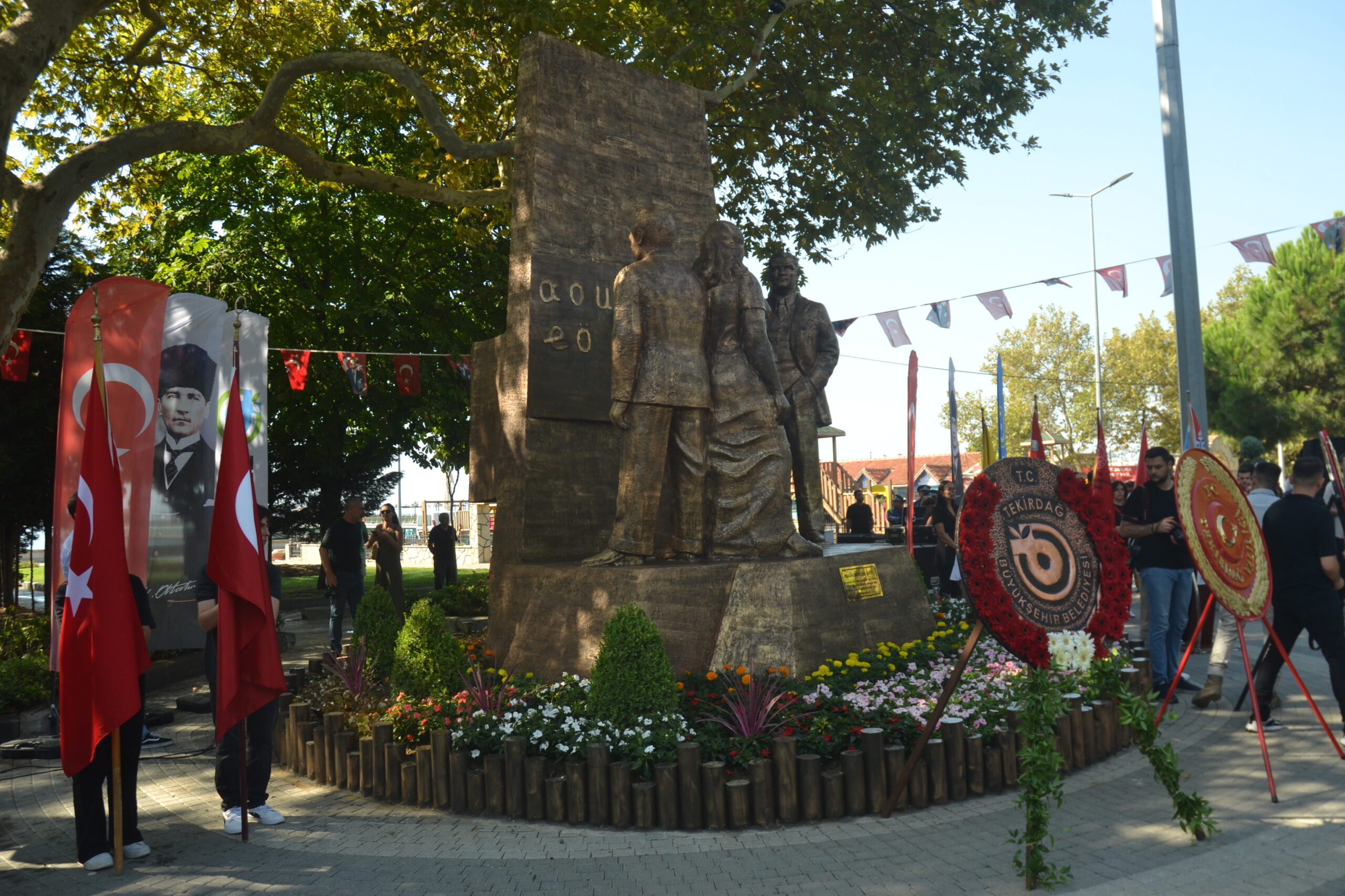 50.Yıl Harf İnkılâbı Anıtı yenilendi