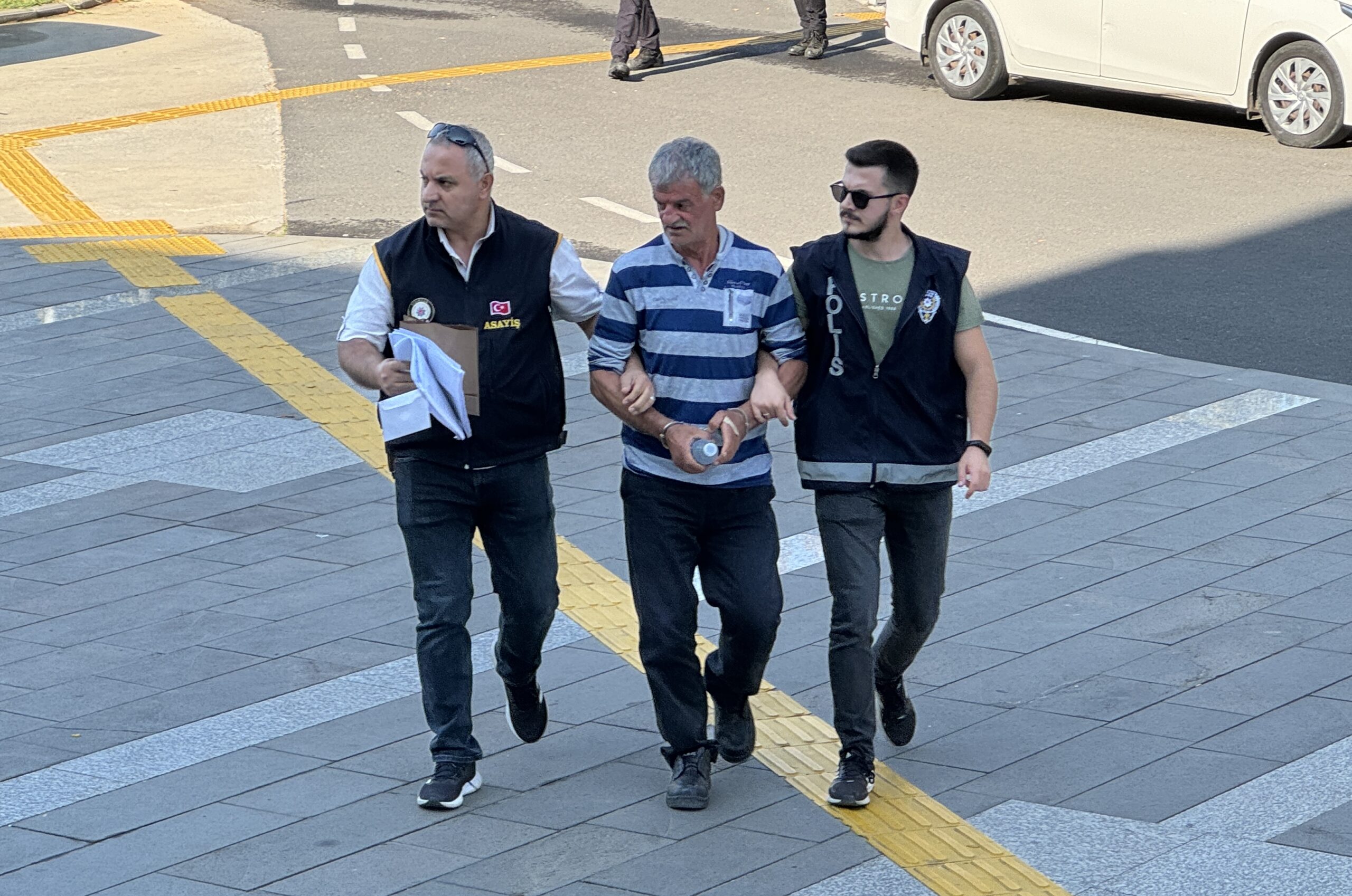 Katil zanlısı adliyeye sevk edildi