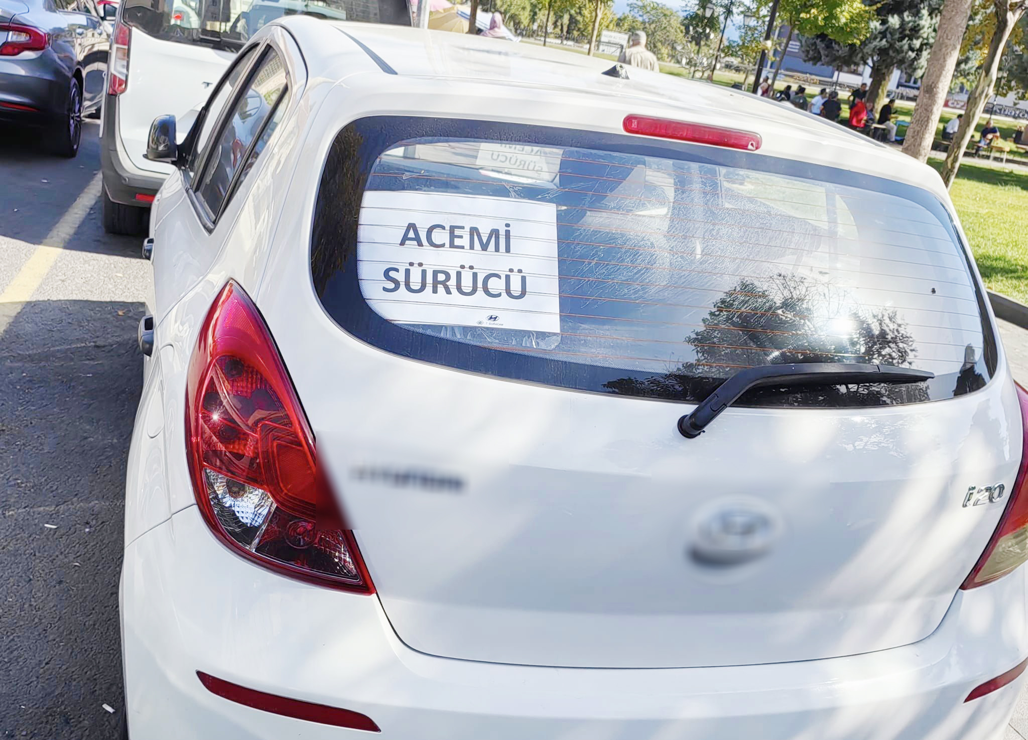 Acemi sürücülere örnek