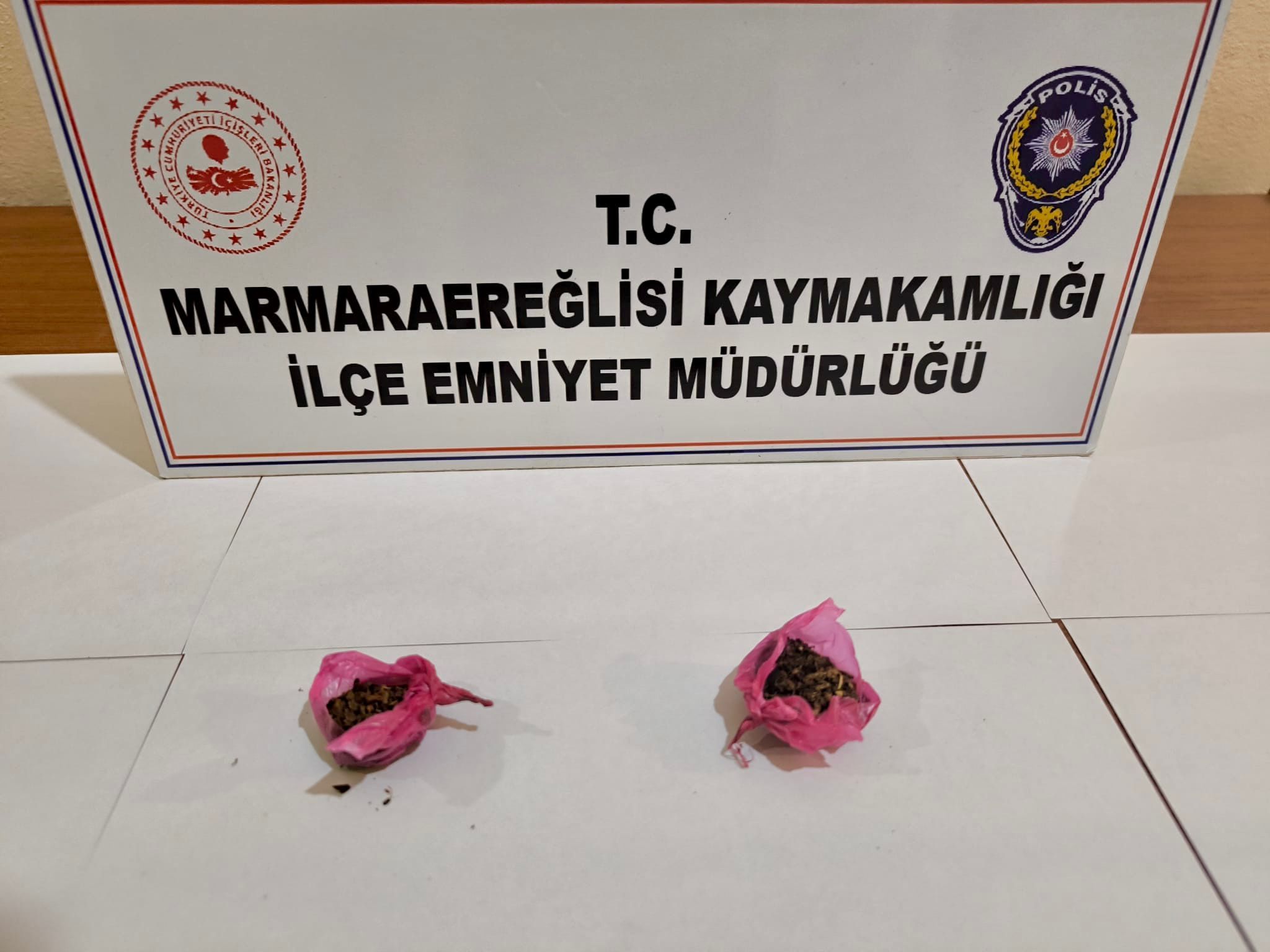 Marmaraereğlisi’nde uyuşturucu operasyonu
