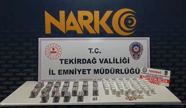 Tekirdağ’da uyuşturucu operasyonu