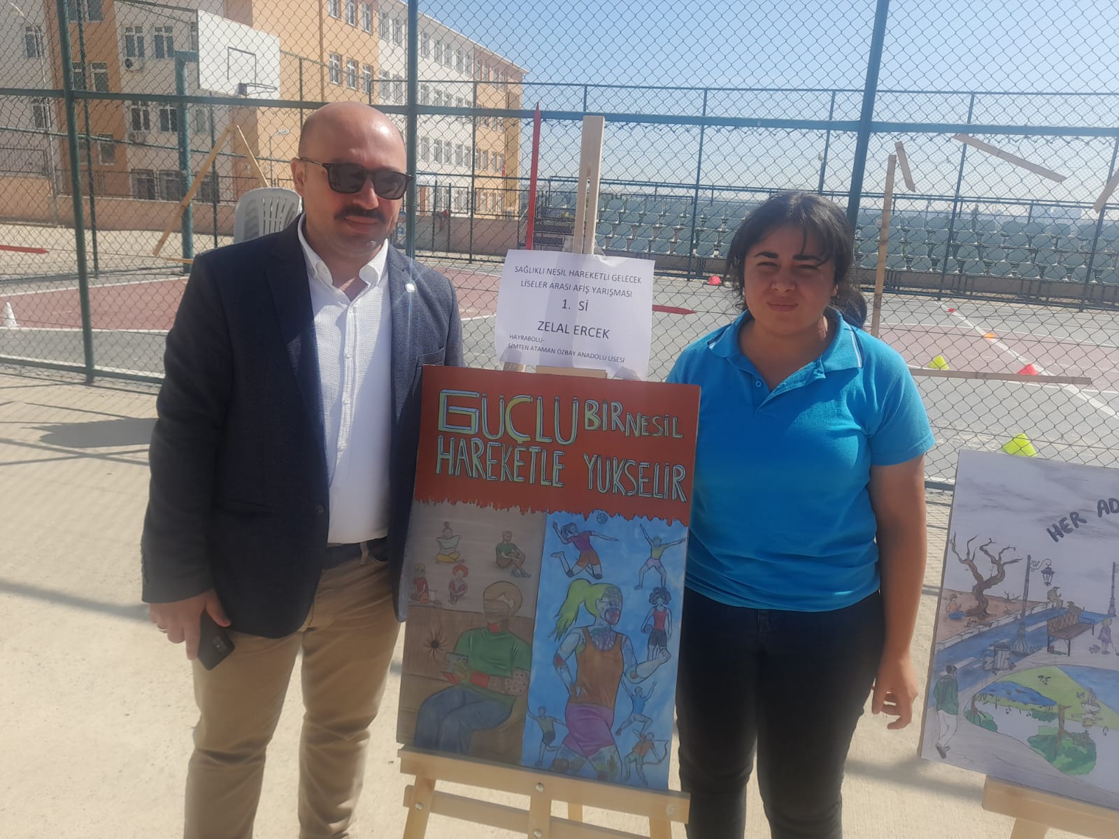 Afiş yarışmasında birinci oldu