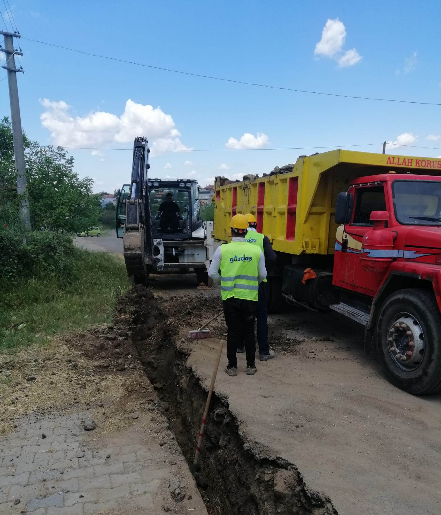 Karacakılavuz’da doğalgaz sevinci