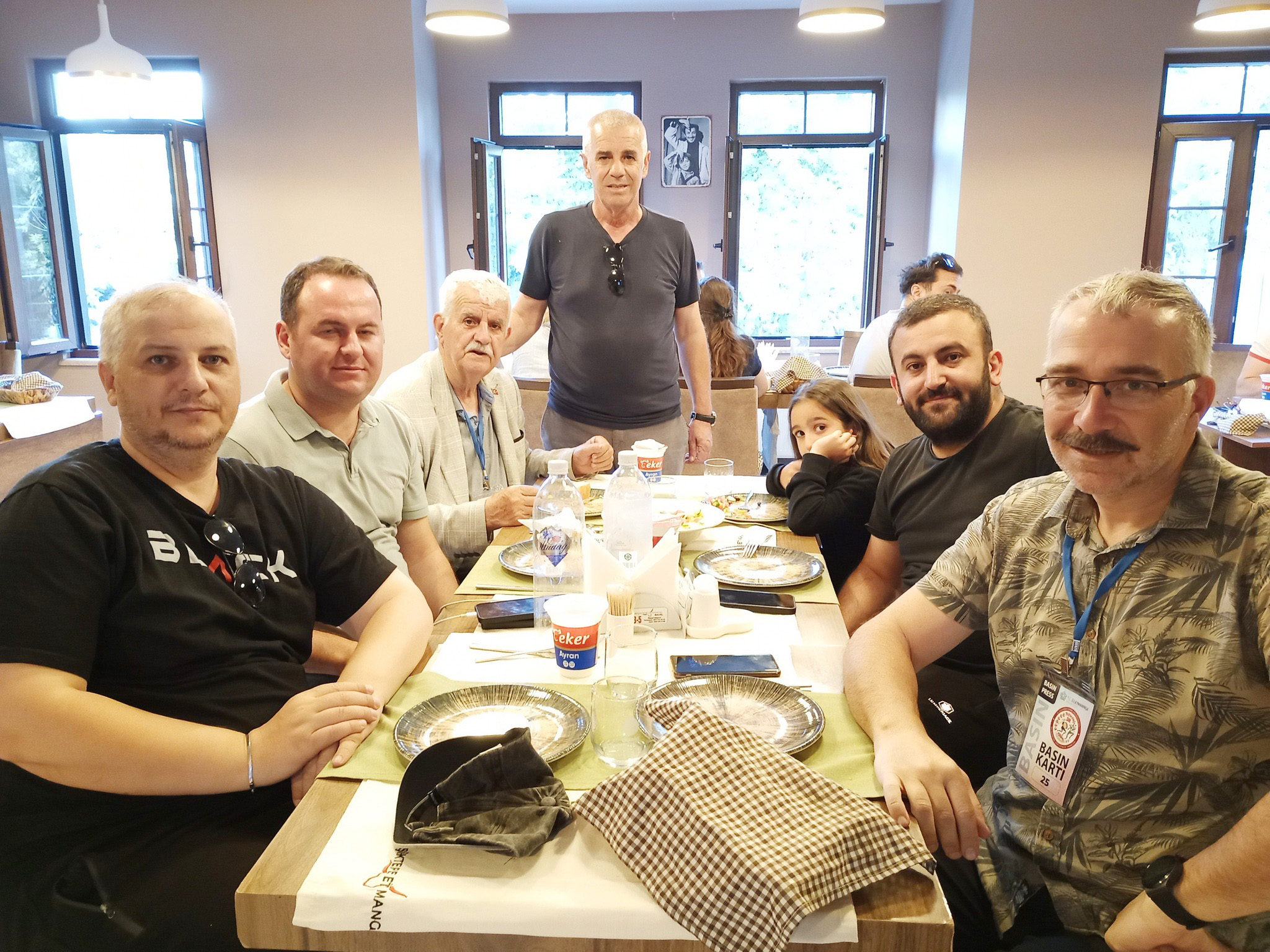 Ali Kıral, gazetecileri ağırladı