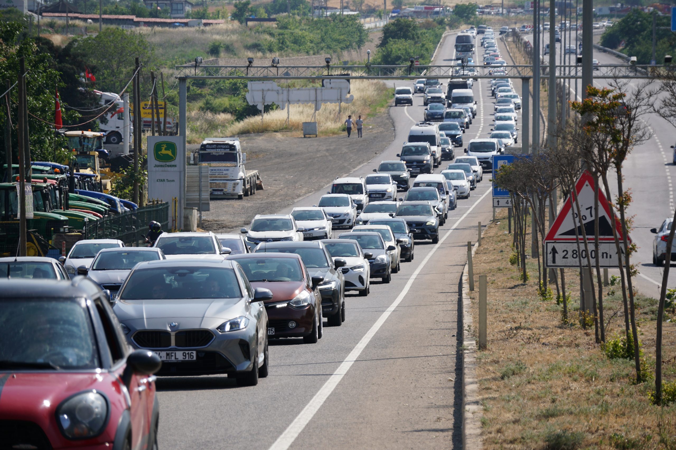 İstanbul’a dönüşte trafik